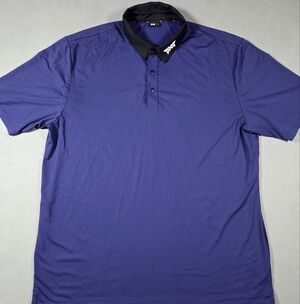 PXG Men's Deep Blue Polo Shirt